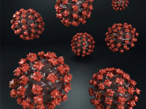 coronavirus covid-19 3D Model