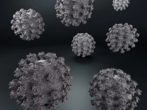 coronavirus covid-19 3D Model