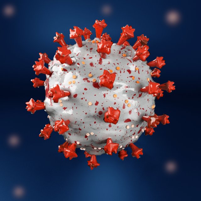 coronavirus covid 19 Model 3D .c4d .max .obj .3ds .fbx .stl .blend 