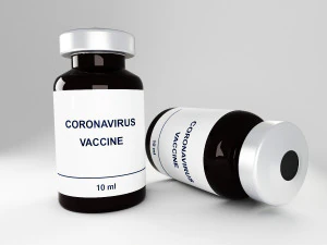 vaccino contro il coronavirus Modello 3D
