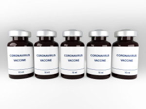 coronavirus vaccine Modelo 3D