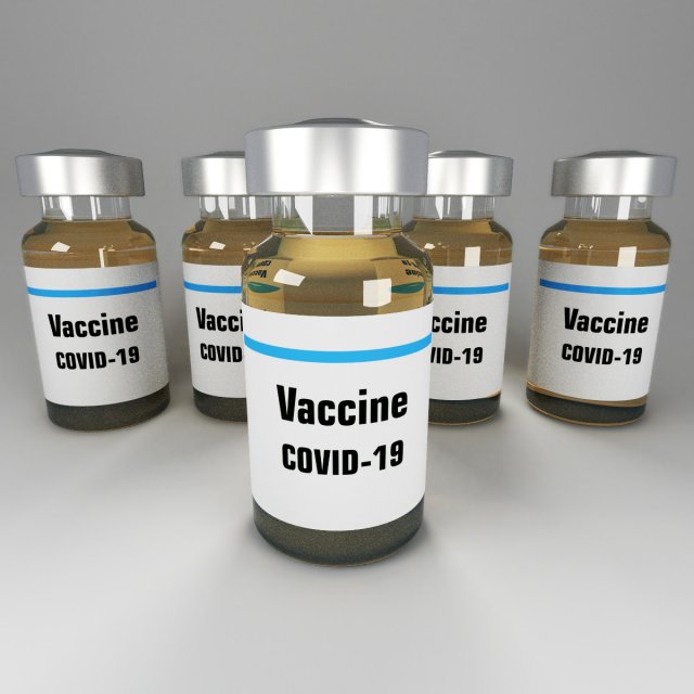 coronavirus vaccine 3D Модель .c4d .max .obj .3ds .fbx .stl .blend