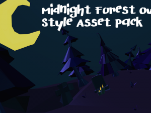 midnight forest owen styled asset pack 3D मॉडल
