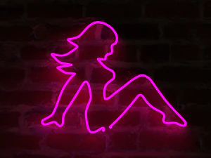 neon signs p1 - 14 assets - game ready 3D Model