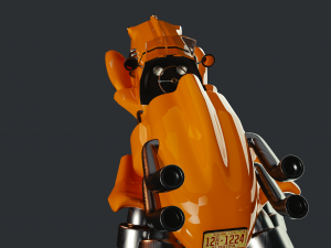dieselpunk car 3D Model