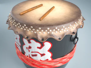 Trommel pbr 3D Modell