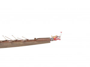 chinese traditional wooden dragon boat 3D Model