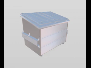 realistic dumpster 3D Model