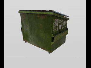 realistic dumpster 3D Model