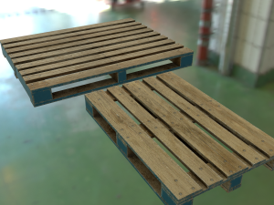 pallet pack pbr Model 3D