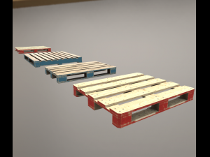 pallet pack pbr Model 3D