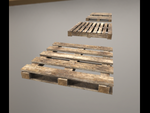 pallet pack pbr Model 3D