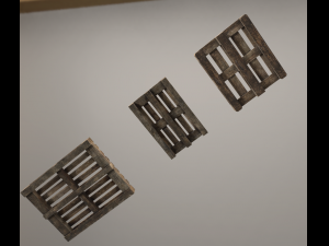 pallet pack pbr Model 3D