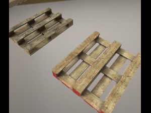 pallet pack pbr Model 3D