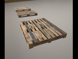 pallet pack pbr Model 3D