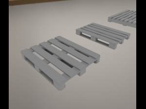 pallet pack pbr Model 3D
