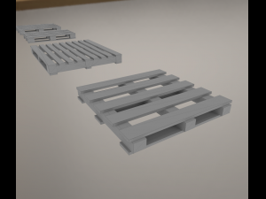 pallet pack pbr Model 3D