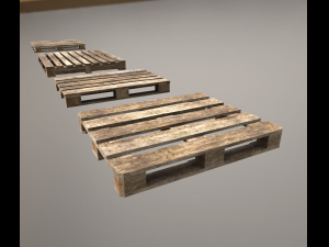 pallet pack pbr Model 3D