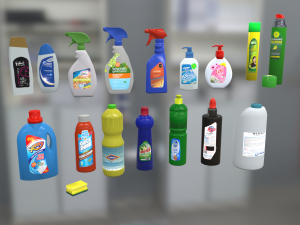 cleaning products 3Dモデル