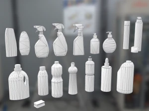 cleaning products 3D Model