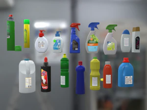cleaning products 3D Model