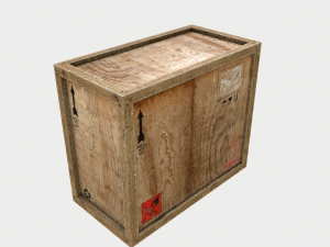 old wooden cargo crates pbr 3Dモデル