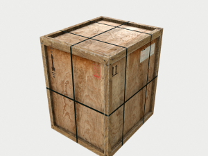 old wooden cargo crates pbr 3Dモデル