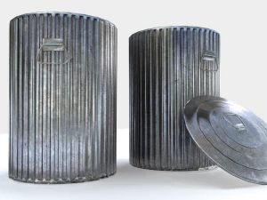 пакет для мусора PBR 3D Модель