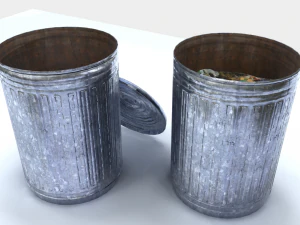 trashcan pack pbr 3D Model