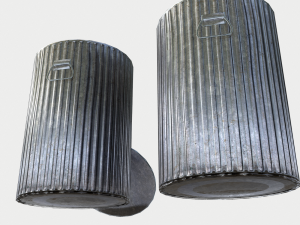 trashcan pack pbr Model 3D