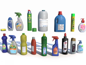 cleaning products 3D Model