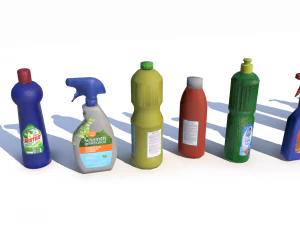 cleaning products 3D Model