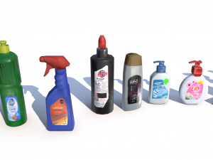 cleaning products 3D मॉडल