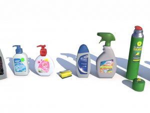 cleaning products 3D मॉडल