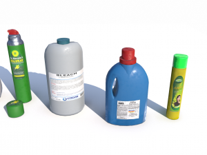 cleaning products 3D मॉडल