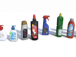 cleaning products 3D मॉडल