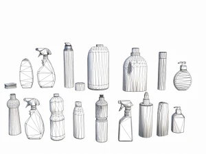 cleaning products 3D Model