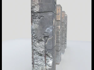 damaged columns 1 3D Model