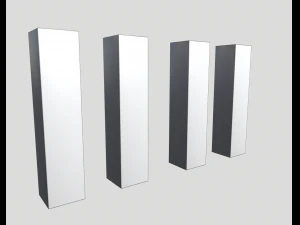 damaged columns 1 3D Model