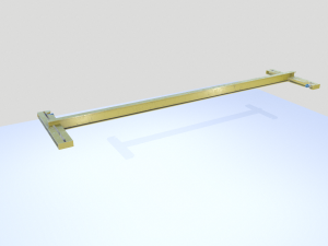 overhead - bridge - warehouse crane 3D Модель