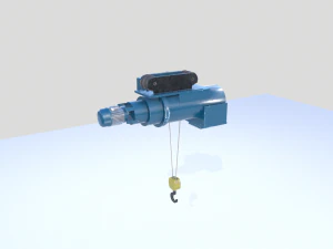 overhead - bridge - warehouse crane 3D Model