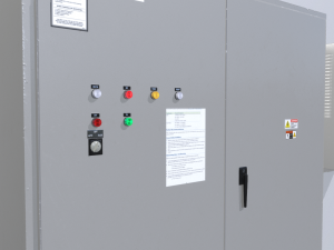 factory control panels 3Dモデル