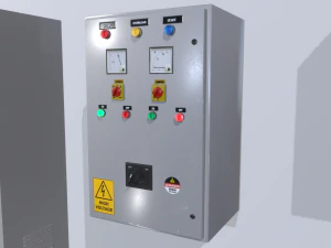 paneles de control de f&aacute;brica Modelo 3D