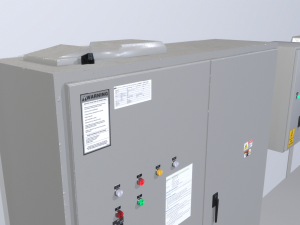 factory control panels 3Dモデル