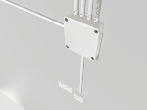 electric wall wires set Model 3D