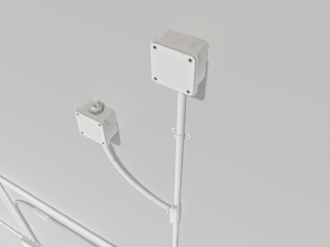 electric wall wires set Model 3D