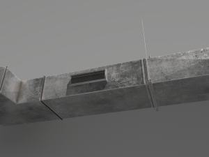air ducts modular ventilation system 3D-Modell