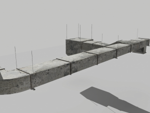 old air ducts modular ventilation system 3D Model