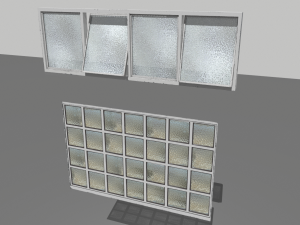 factory windows pack 1 3D मॉडल
