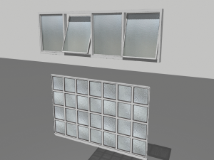 factory windows pack 1 3D मॉडल